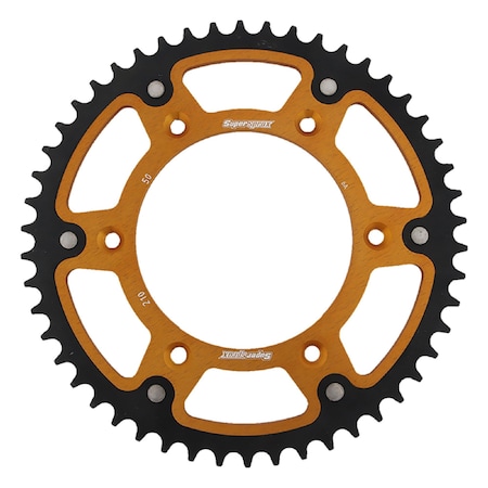 Gold Stealth Sprocket For 50T, Chain Size 520